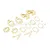 Rovan White Nylon Front & Rear Hub Set 85088