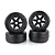 Rovan 4.7/5.5" Baja 5B Slick Tyres on Black Rims - Beadlocked Wheel Set 85117