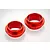 Rovan Red Aluminium Shock Spring Connectors 2Pcs 95021