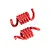 Rovan Red 8000RPM Clutch Springs 2Pcs 95051