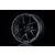 MST 1.9" RID (+8mm Offset) Rims 4Pcs - Black 832043BK