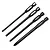 A set of four GPM Racing screwdriver bits with black shafts and marked sizes, including flat head and Phillips head tips.