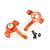 HSP Orange Aluminium Steering Hubs 2Pcs /w Bushes 180002