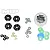 MIP 6-Hole 1.3mm Bypass1 Tapered Hi-Flow Pistons Set 24400