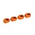 Traxxas Aluminium Suspension Pin Retainers 4Pcs - Orange 7743-ORNG