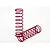 Traxxas Front Springs 2Pcs - Red 3758R