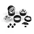 HPI 1.2" CS-10 Beadlock Rims 4Pcs - Chrome 160842
