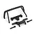 HPI Roll Cage and Body Mount Set Type 1 - Black 160846