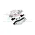 GPM Aluminium Front or Rear Brake Callipers 2Pcs - Silver GT006-S