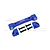 GPM Aluminium Front Lower Suspension Mount - Blue GT008-B