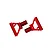 Traxxas Aluminium Front Lower Suspension Arms 2Pcs - Red 10534-RED
