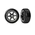 Traxxas 1.9" Soft Compound Front Drift Tyres on 6 Spoke Grey Rims 2Pcs - Glued Wheels 10577