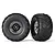 Traxxas 2.8" Terra Groove Tyres on Satin chrome Rims - Glued Wheels 2Pcs 3665X
