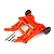 Traxxas Complete Wheelie Bar with Screws - Orange 3678T