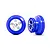 Traxxas 2.2/3.0" Chrome/Red Rims 2Pcs 5870A