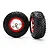 Traxxas 2.2/3.0" Off Road Tyres on Satin Chrome Rims - Glued Wheels 2Pcs 5875R