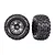 Traxxas 2.8" Sledgehammer Tyres on Grey Chrome Rims - Glued Wheels 2Pcs 9072-GRAY