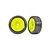 Traxxas 3.0" Response Pro Wheels On Yellow Dish Rims - Glued Wheels 2Pcs 9074-YLW