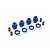 Traxxas Aluminium 17mm Wheel Hexes 4Pcs - Blue 9086