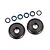 Traxxas Aluminium Wheelie Bar Wheels 2Pcs - Grey 9461T