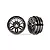 Traxxas 1.0" Split Spoke Rims 2Pcs - Black Chrome 9768-BLKCR