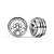 Traxxas 1.0" 6 Spoke Rims 2Pcs - Satin Chrome 9770-SATIN