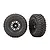 Traxxas 1.0" Canyon Trail Tyres on Black Split Spoke Rims - Glued Wheels 2Pcs 9773