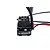 Team Powers Radon Mini Spec V2BT 1S brushless ESC with a black cooling fan and attached wiring on a white background.
