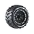 A single Louise MT-Cyclone RC monster truck wheel with a black multi-spoke rim and aggressive tread pattern, isolated on a white background.