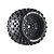 A single Louise MT-Uphill 1/8 scale monster truck wheel with a black multi-spoke rim and aggressive block tread tyre on a white background.