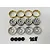 Hobby Plus 1.2" Steelie Beadlock Rims 4Pcs - Silver 240292