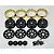 Hobby Plus 1.2" Steelie Beadlock Rims 4Pcs - Black HBP240298