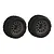 ARRMA 2.8" dBoots Katar Tyres on Gunmetal Rims 2Pcs - Glued Wheels ARA-1553