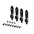 ARRMA Aluminium 58mm Complete Shock Absorber Set 4Pcs - Gunmetal ARA-1560