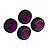ARRMA 1.2/1.7" dBoots Fortress Tyres on Purple Rims 4Pcs - Glued Wheels ARA-1570