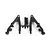 Axial Rear Chassis Risers AX31007