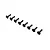 ARRMA 3x12mm Fine Thread Flanged Button Head Screws 8Pcs ARA-2369