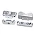 A set of four silver GPM Racing aluminium RC car parts, including bulkheads and suspension pin mounts, arranged on a white background.