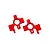 Traxxas Aluminium Steering Hubs 2Pcs - Red 10537-RED