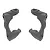 Traxxas Caster Blocks (C-Hubs) 2Pcs - Grey 10732-GRAY