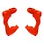 Traxxas Caster Blocks (C-Hubs) 2Pcs - Red 10732-RED