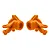 Traxxas Steering Hubs 2Pcs - Orange 10736-ORNG
