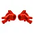 Traxxas Steering Hubs 2Pcs - Red 10736-RED