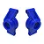 Traxxas Rear Hubs 2Pcs - Blue 10752-BLUE
