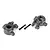 Traxxas Extreme Heavy Duty Steering Hubs 2Pcs - Grey 9037-GRAY
