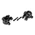 Traxxas Extreme Heavy Duty Steering Hubs 2Pcs - Black 9037