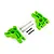 Traxxas Heavy Duty Rear Sub Axle Carriers 2Pcs - Green 9050G
