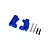 Traxxas Extreme Heavy Duty Hub Carriers (C-Hubs) 2Pcs -Blue 9136-BLUE