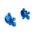 Traxxas Aluminium Steering Hubs 2Pcs - Blue 9737-BLUE