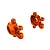Traxxas Aluminium Steering Hubs 2Pcs - Orange 9737-ORNG